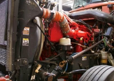 this is a picture of truck brake repair in Denver, CO