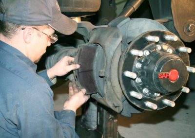 this image shows truck brake services in Denver, CO