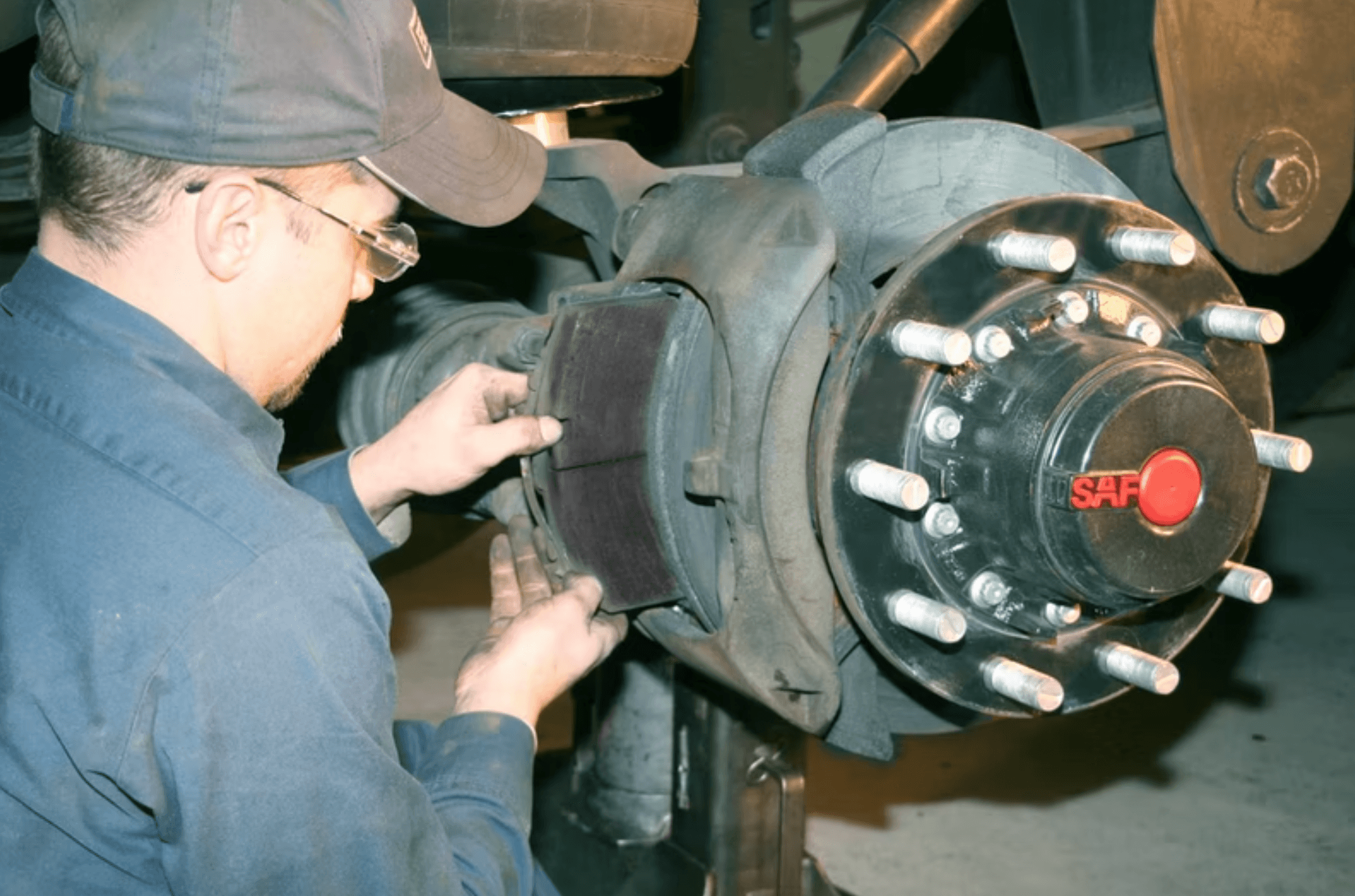 this image shows mobile truck repair in Centennial, CO