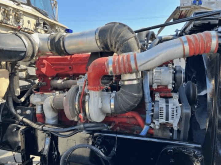 this image shows mobile truck repair in Meridian, CO